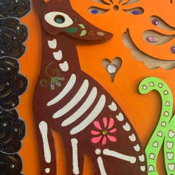 ⭐️#463 Hand Painted Wooden Halloween Sign - Picture 11 of 14